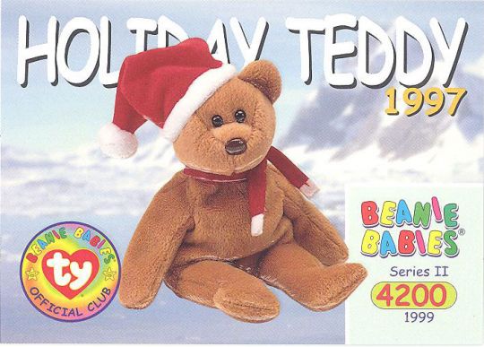 1997 teddy beanie baby style 4200