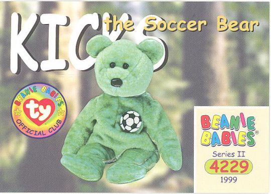 beanie baby soccer bear
