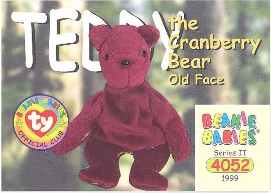 Beanie buddy cheap teddy cranberry