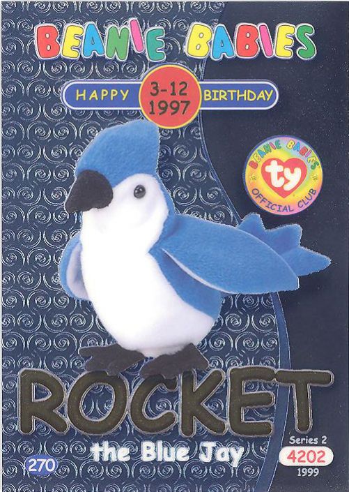 rocket beanie baby 1997