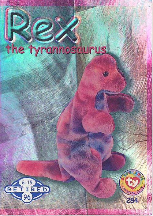 Ty beanie baby 2024 rex the tyrannosaurus