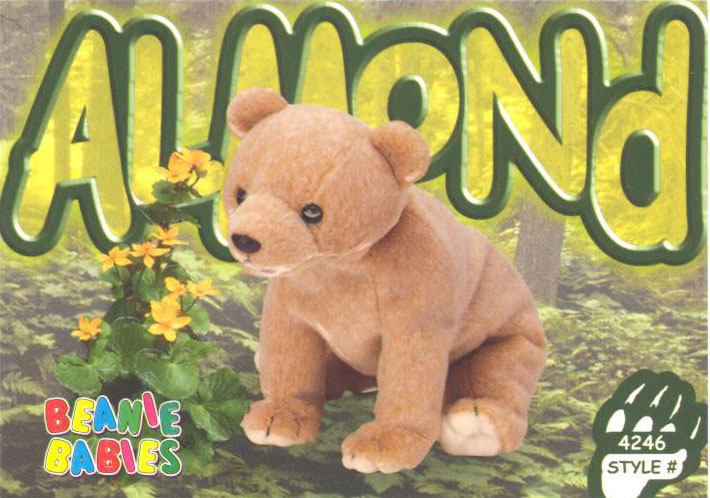 Almond store beanie baby