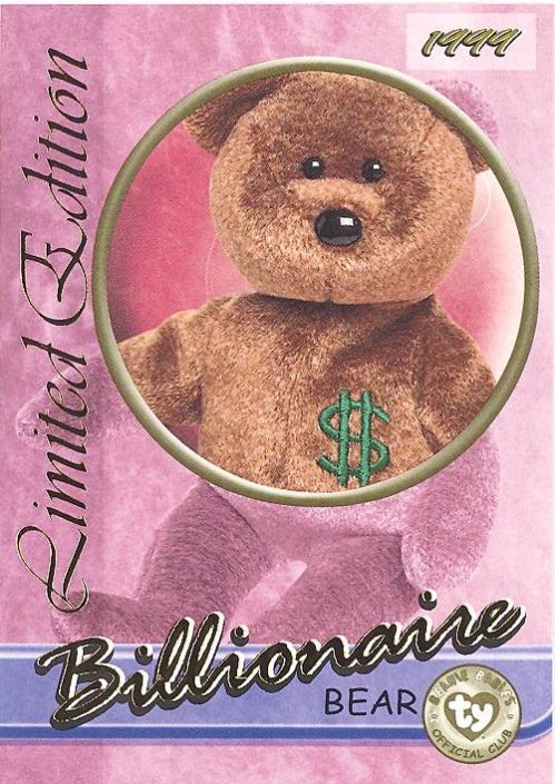 Billionaire bear deals beanie baby