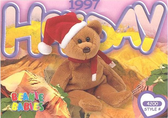 1999 holiday teddy beanie baby value