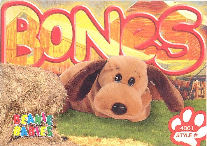 Bones the dog on sale beanie baby