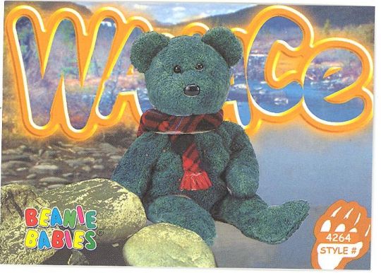 Ty store Beanie Babies Wallace The Bear