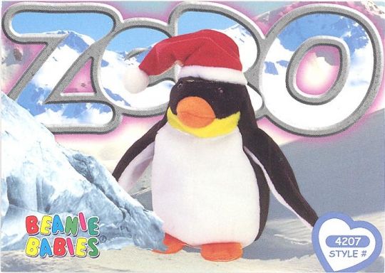 TY Beanie Babies BBOC Card Series 4 Common ZERO the Penguin BBToyStore Toys Plush Trading Cards Action Figures Games online retail store shop sale