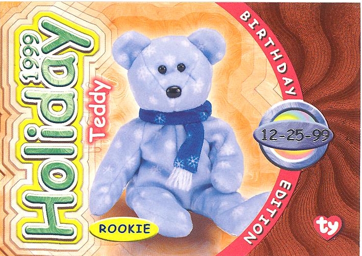 1999 birthday bear store beanie baby