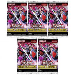 Yu-Gi-Oh Cards - King's Court - Booster PACKS (5 Pack Lot)