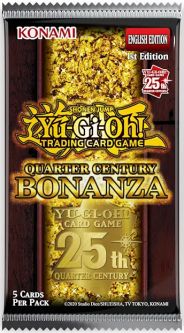 Yu-Gi-Oh Cards - Quarter Century Bonanza [RA03] - BOOSTER PACK [5 Foil Cards]