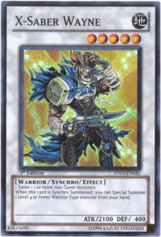 Yu-Gi-Oh Card - 5DS3-EN042 - X-SABER WAYNE (super rare holo)