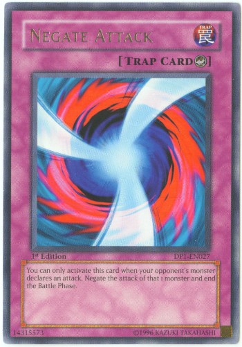 Yu-Gi-Oh Card - DP1-EN027 - NEGATE ATTACK (rare): BBToyStore.com - Toys ...