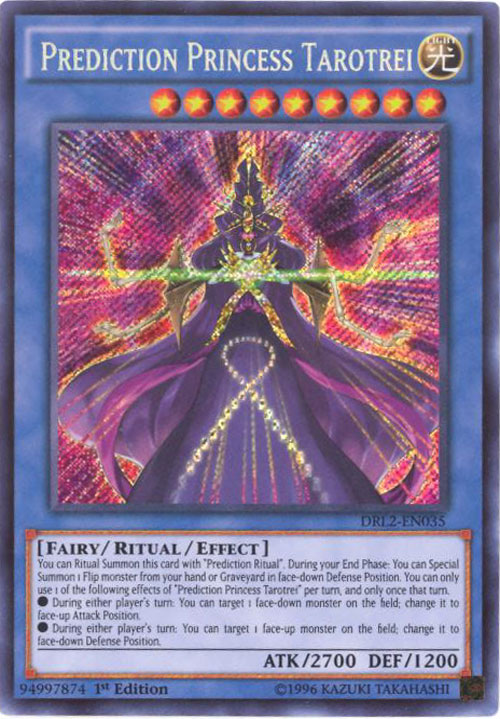 Yu-Gi-Oh Card - DRL2-EN035 - PREDICTION PRINCESS TAROTREI (secret rare ...