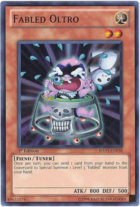 Yu Gi Oh Card Ha03 En038 Fabled Oltro Super Rare Holo toystore Com Toys Plush Trading Cards Action Figures Games Online Retail Store Shop Sale