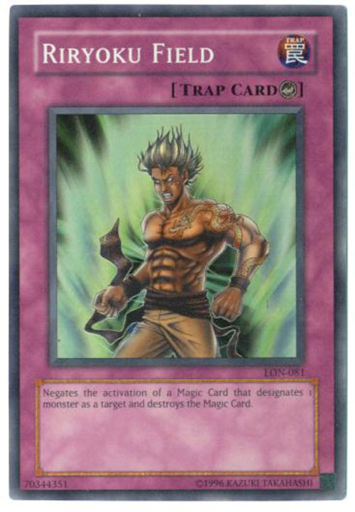 Yu-Gi-Oh Card - LON-081 - RIRYOKU FIELD (super rare holo)