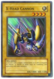 Yu-Gi-Oh Card - MFC-004 - X HEAD CANNON (super rare holo)