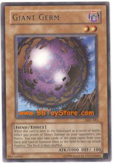 Yu-Gi-Oh Card - MRL-085 - GIANT GERM (rare)