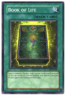 Yu-Gi-Oh Card - PGD-033 - BOOK OF LIFE  (super rare holo)