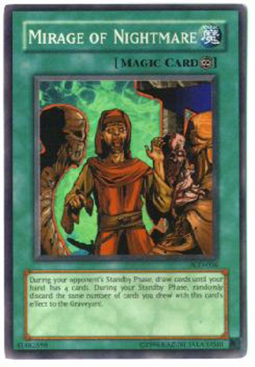 Yu-Gi-Oh Card - PGD-036 - MIRAGE OF NIGHTMARE (super rare holo)