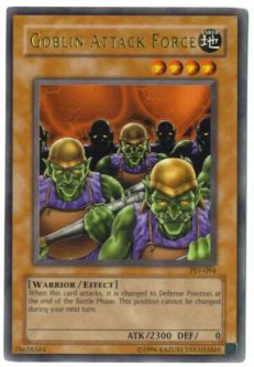 Yu-Gi-Oh Card - PSV-094 - GOBLIN ATTACK FORCE (ultra rare holo)