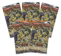 Yu-Gi-Oh Cards 5D's - Raging Battle - Booster Packs ( 5 Pack Lot )