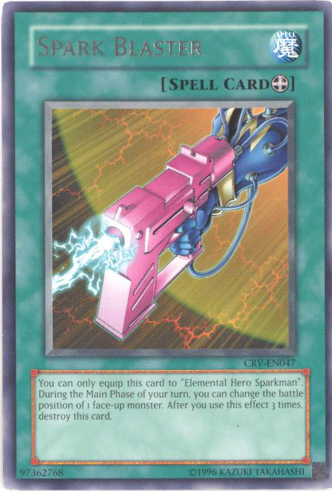 Yu-Gi-Oh Card - CRV-EN047 - SPARK BLASTER (rare)