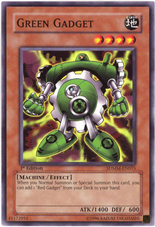 Yu-Gi-Oh Card - SDMM-EN015 - GREEN GADGET (common)