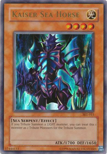 Yu-Gi-Oh Card - SKE-015 - KAISER SEA HORSE (ultra rare holo)