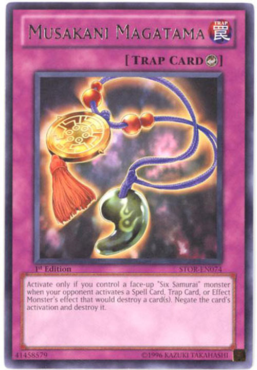 Yu-Gi-Oh Card - STOR-EN074 - MUSAKANI MAGATAMA (rare): BBToyStore.com