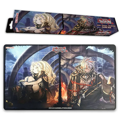 Yu-Gi-Oh! Rubberized Game Play Mat - ALBAZ - ECCLESIA - TRI-BRIGADE (24 x 14 inch)