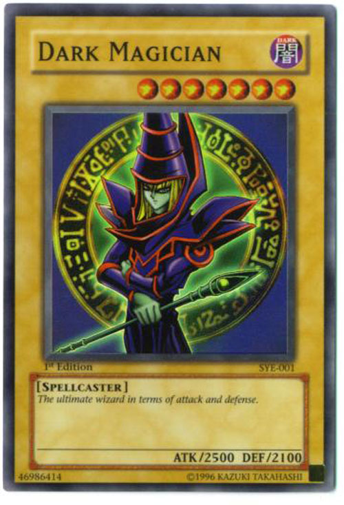 Yu-Gi-Oh Card - SYE-001 - DARK MAGICIAN (super rare holo)