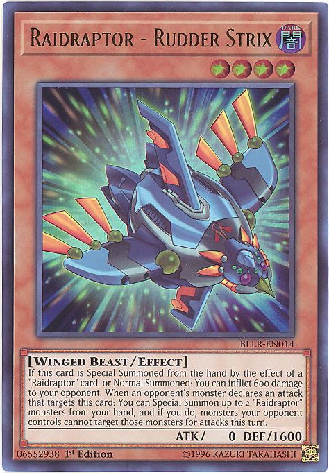 Raidraptor - Force Strix - OP14-EN008 - Super Rare - Unlimited Edition - Yu- Gi-Oh! Singles » OTS Tournament Pack » OTS Tournament Pack 14 - Carte  Blanche Hobbies