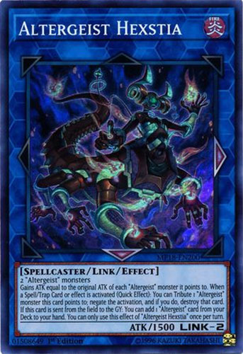 Yu-Gi-Oh Card - MP18-EN200 - ALTERGEIST HEXSTIA (super rare holo)