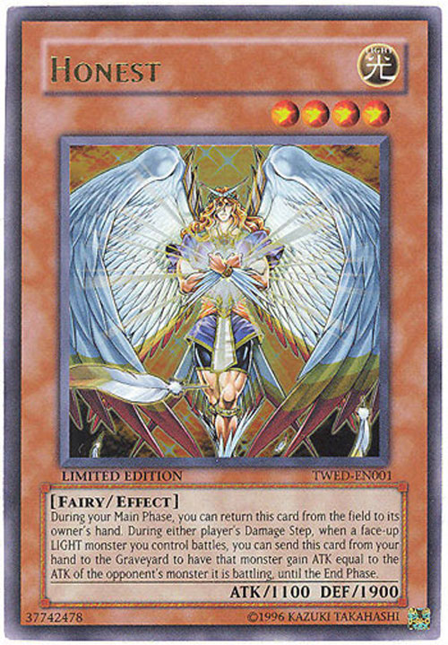 Yu-Gi-Oh Card - TWED-EN001 - HONEST (ultra rare holo): BBToyStore.com ...